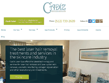 Tablet Screenshot of cadizlaserspa.com